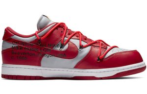 Nike x Off-White Dunk Low “University Red”
