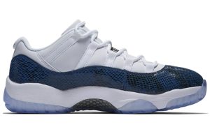 Air Jordan 11 Retro Low “Navy Snakeskin”