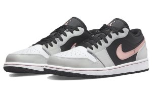 Air Jordan 1 Low “Grey Fog Bleached Coral”