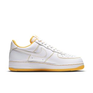 Nike Air Force 1 “07 “Contrast Stitch – White Laser Orange”