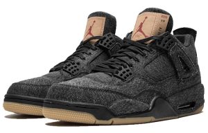 Air Jordan 4 Retro x Levi”s “Black Denim”
