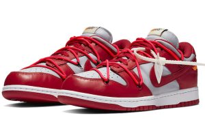 Nike x Off-White Dunk Low “University Red”