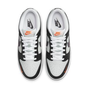Nike Dunk Low “Black Total Orange Mini Swoosh”