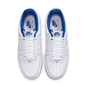 Nike Air Force 1 “07 “Contrast Stitch – White Game Royal”