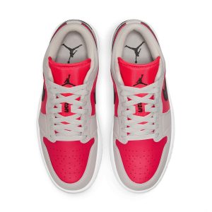 Air Jordan 1 Low “Light Iron Ore Siren Red”