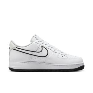 Nike Air Force 1 “07 “Embroidered Swoosh – White Black”
