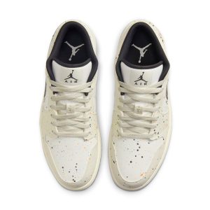 Air Jordan 1 Low “Brushstroke Swoosh – Paint Splatter”