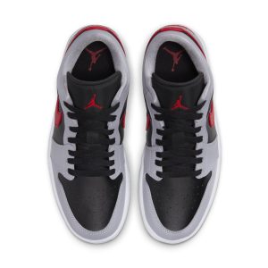 Air Jordan 1 Low “Cement Grey Fire Red”