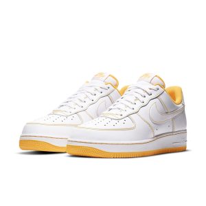 Nike Air Force 1 “07 “Contrast Stitch – White Laser Orange”