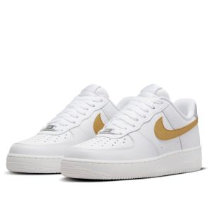 Nike Air Force 1 “07 “White Metallic Gold”