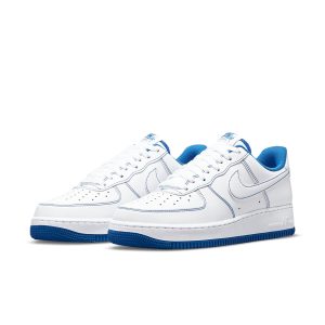Nike Air Force 1 “07 “Contrast Stitch – White Game Royal”
