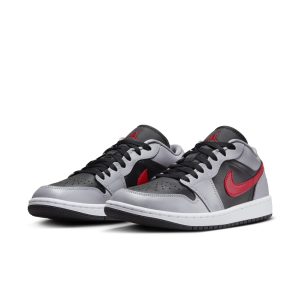 Air Jordan 1 Low “Cement Grey Fire Red”