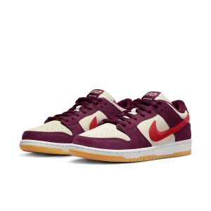 Nike SB Dunk Low “Summit White Barely Rose University Red”