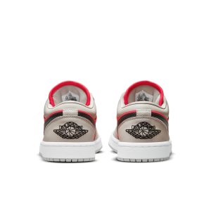 Air Jordan 1 Low “Light Iron Ore Siren Red”