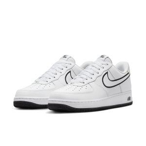 Nike Air Force 1 “07 “Embroidered Swoosh – White Black”