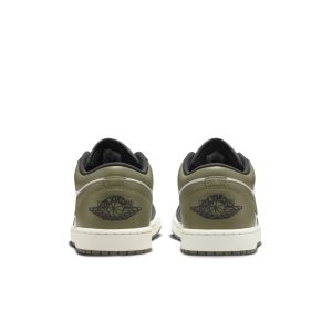 Air Jordan 1 Low “Black White Medium Olive”