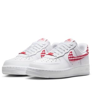 Air Force 1 Low “07 Essential “Mystic Red Gingham”