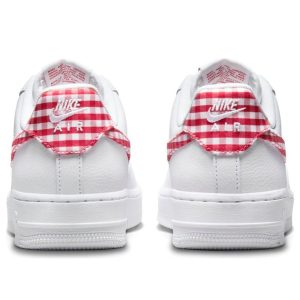 Air Force 1 Low “07 Essential “Mystic Red Gingham”
