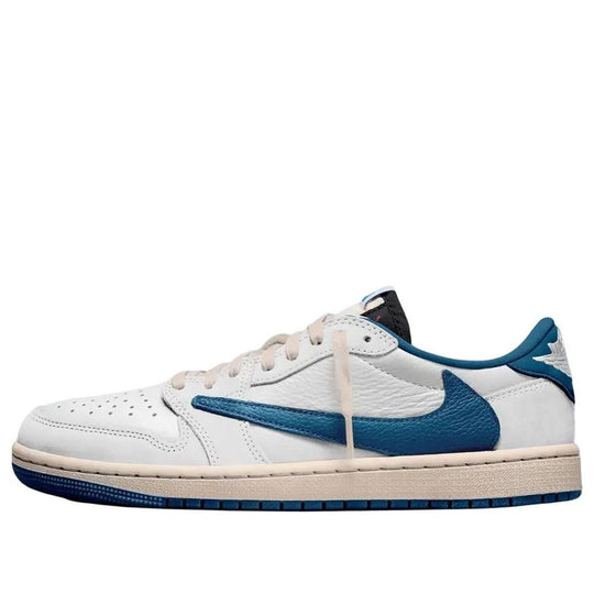 Air Jordan 1 Low x Travis Scott x Fragment "Sail Military Blue"