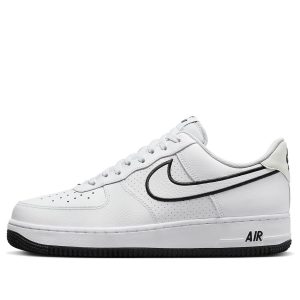 Nike Air Force 1 “07 “Embroidered Swoosh – White Black”