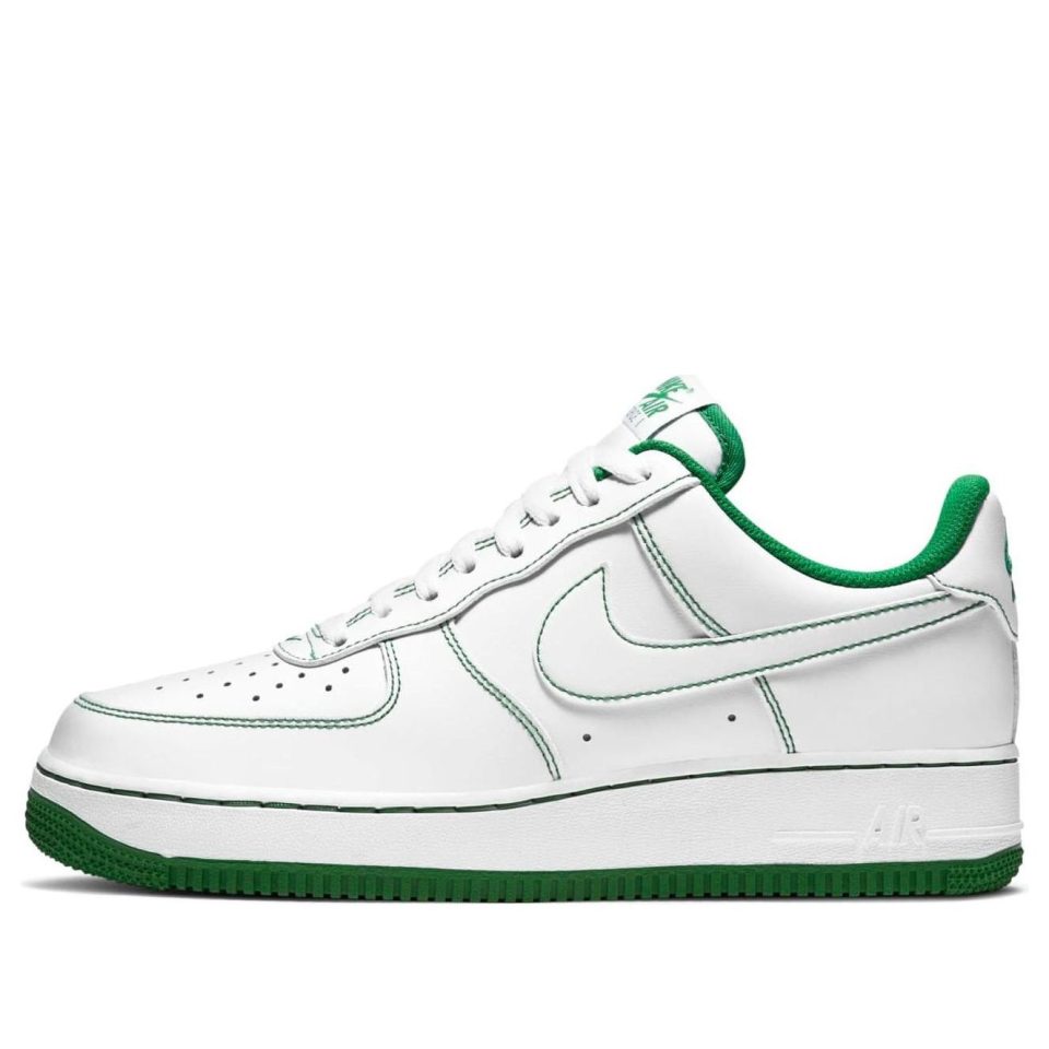 Nike Air Force 1 "07 "Contrast Stitch – White Pine Green"
