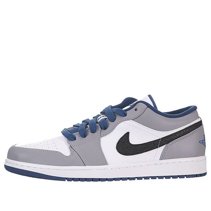 Air Jordan 1 Low "Cement True Blue"