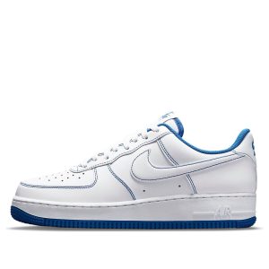 Nike Air Force 1 “07 “Contrast Stitch – White Game Royal”