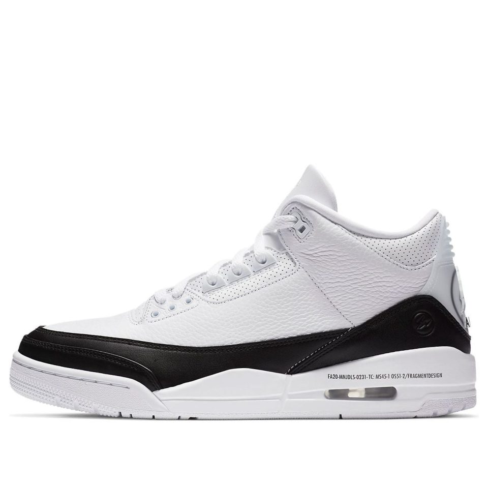 Fragment Design x Air Jordan 3 Retro SP "White"
