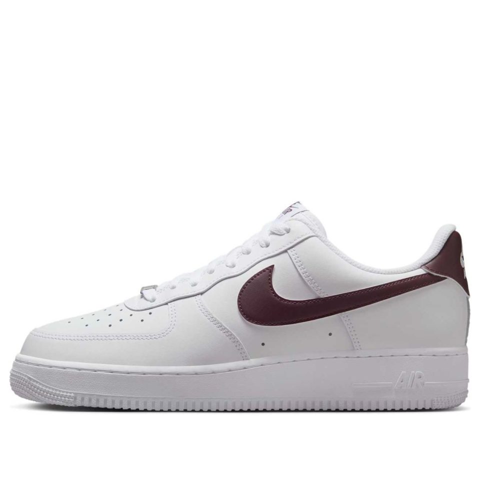 Nike Air Force 1 "07 "White Burgundy Crush"