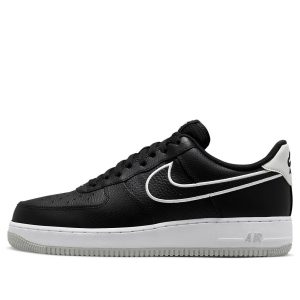 Nike Air Force 1 “07 “Embroidered Swoosh – Black”