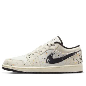 Air Jordan 1 Low “Brushstroke Swoosh – Paint Splatter”