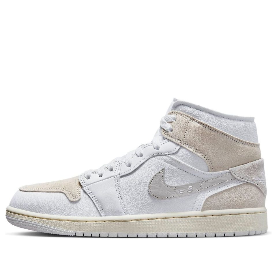 Air Jordan 1 Mid SE Craft "Inside Out White Grey"