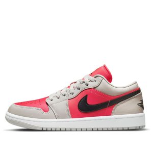Air Jordan 1 Low “Light Iron Ore Siren Red”